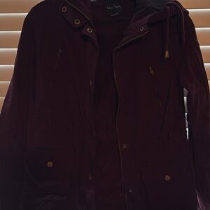 Women’s Hooded Jacket - Deep Burgundy
